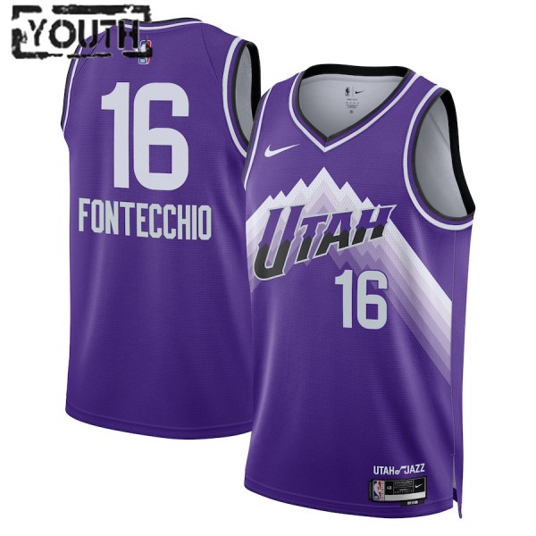 Utah Jazz Trikot Simone Fontecchio Nike 2023-24 City Edition Lila Swingman - Kinder Utah Jazz Trikot Simone Fontecchio Nike 2023-24 City Edition Lila Swingman - Kinder